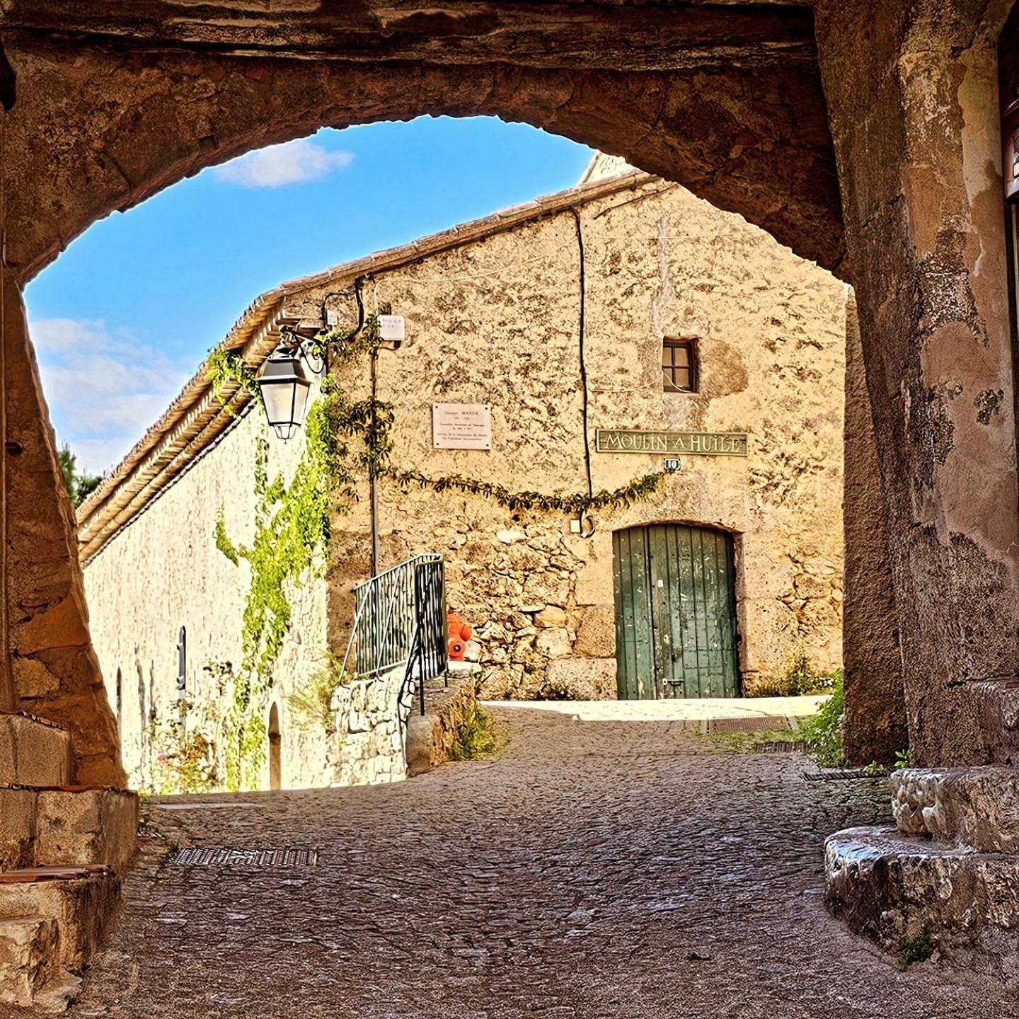Au Coeur Du Village Provencal Tourtour Exterior foto